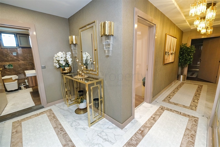 Вилла планировки 3+2 в районе Кемер - Анталия 