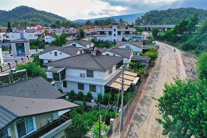 Вилла планировки 3+2 в районе Кемер - Анталия 