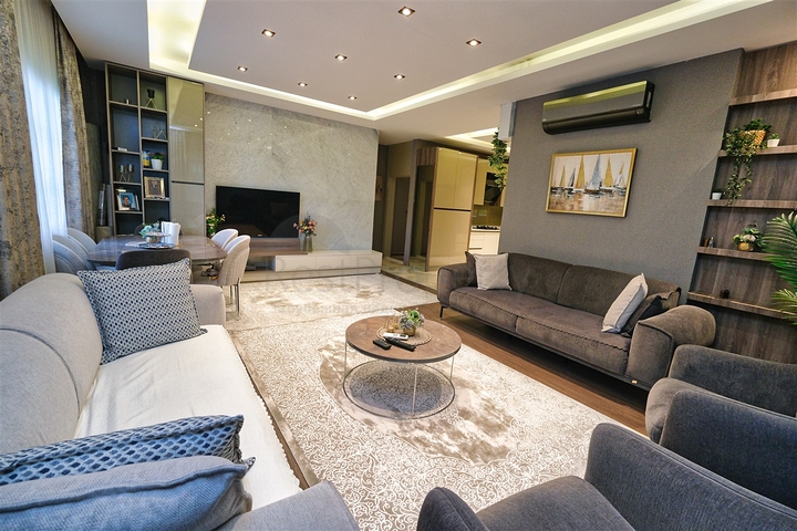 Вилла планировки 3+2 в районе Кемер - Анталия 