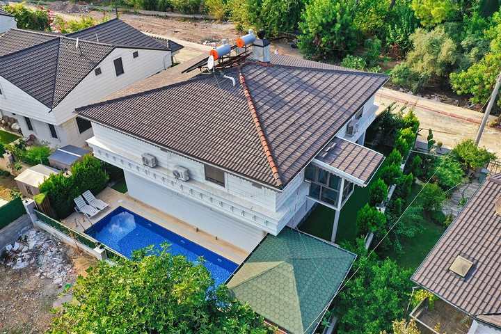 Вилла планировки 3+2 в районе Кемер - Анталия 