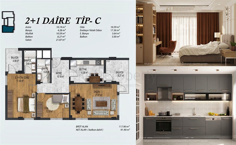  Инвестиционный проект  в районе Алтынташ - Анталия 