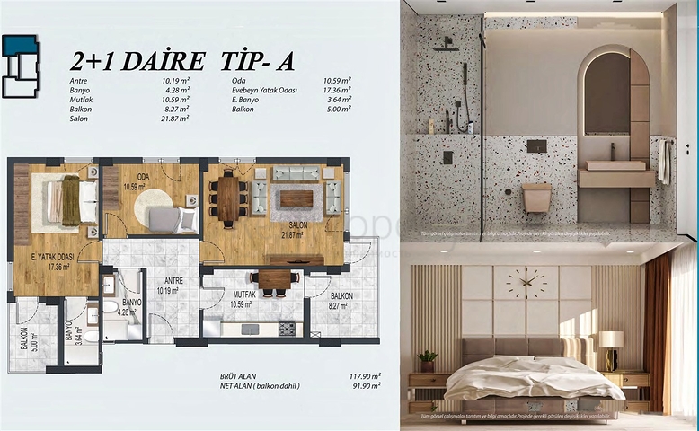  Инвестиционный проект  в районе Алтынташ - Анталия 