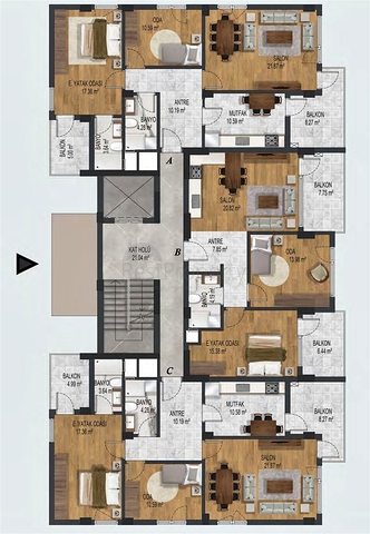  Инвестиционный проект  в районе Алтынташ - Анталия 