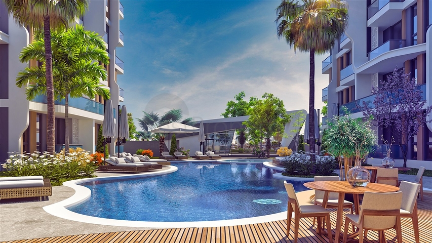 Квартира планировки 1+1 в районе Алтынташ - Анталия 