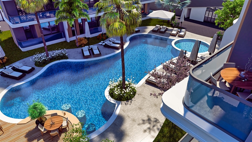 Квартира планировки 1+1 в районе Алтынташ - Анталия 