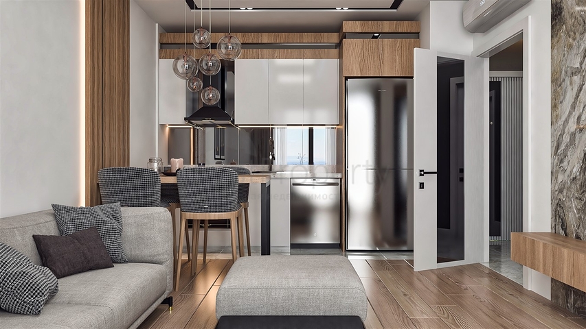 Квартира планировки 1+1 в районе Алтынташ - Анталия 