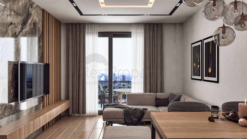 Квартира планировки 1+1 в районе Алтынташ - Анталия 