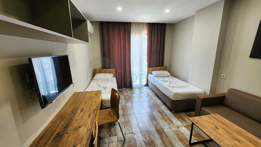 На продажу выставлен отель, имеющий 57 номеров в районе Кепез - Анталия 