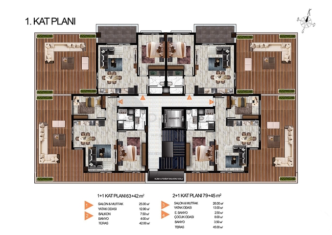 Инвестиционный проект в районе Алтынташ - Анталия  