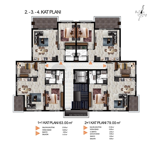 Инвестиционный проект в районе Алтынташ - Анталия  