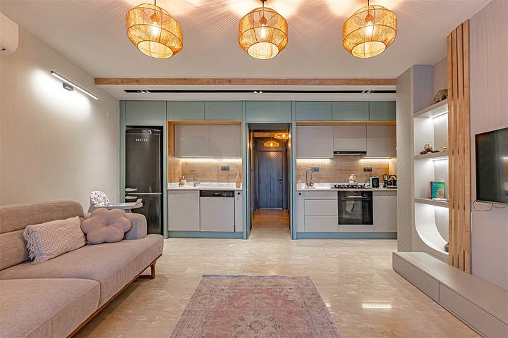 Квартира планировки 2+1 в районе Кадрие - Анталия 