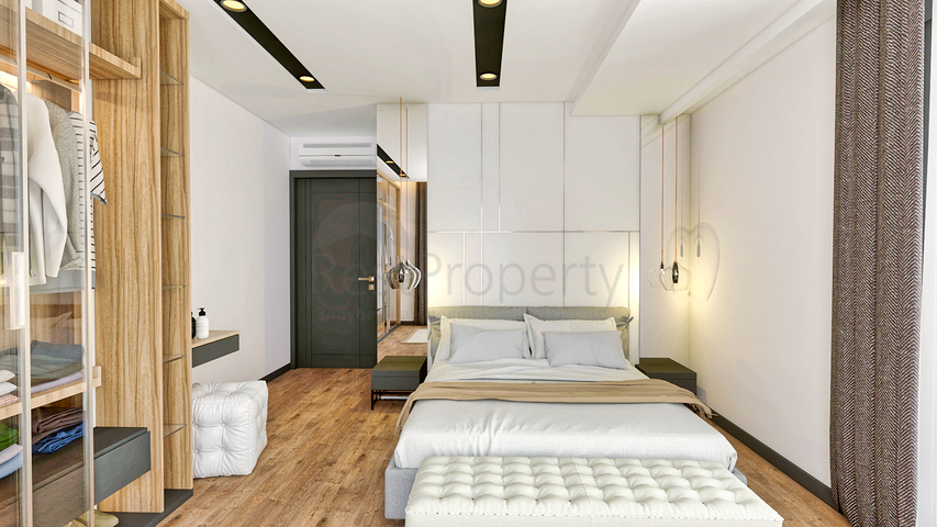 Квартира планировки 2+1 в микрорайоне Алтынкум - Анталия 