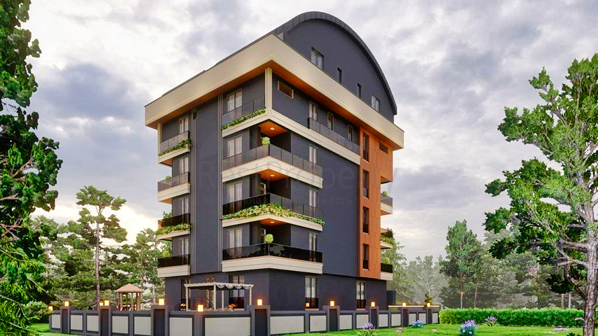 Квартира планировки 2+1 в микрорайоне Алтынкум - Анталия 