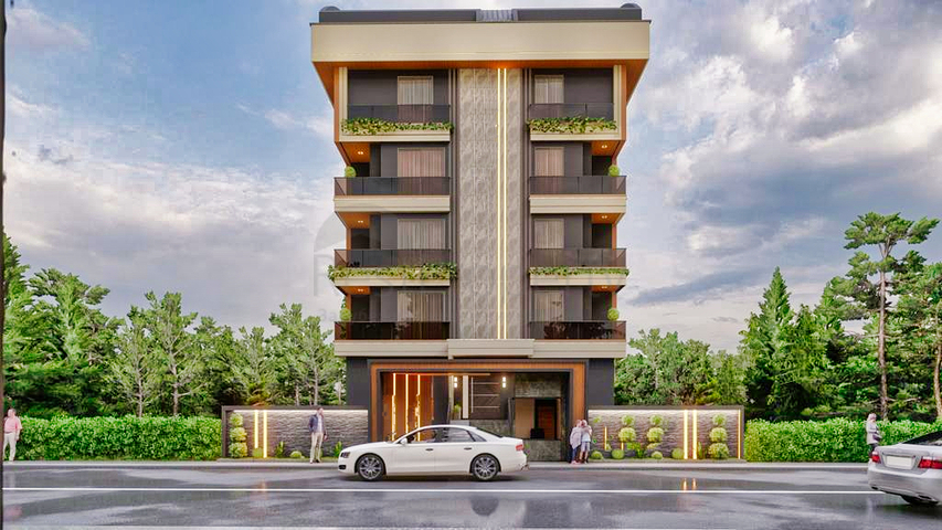 Квартира планировки 2+1 в микрорайоне Алтынкум - Анталия 