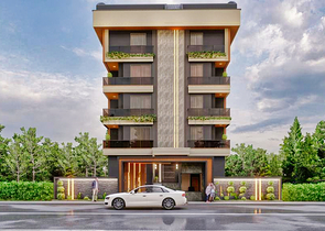 Квартира планировки 2+1 в микрорайоне Алтынкум - Анталия 