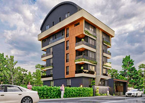 Квартира планировки 2+1 в микрорайоне Алтынкум - Анталия 