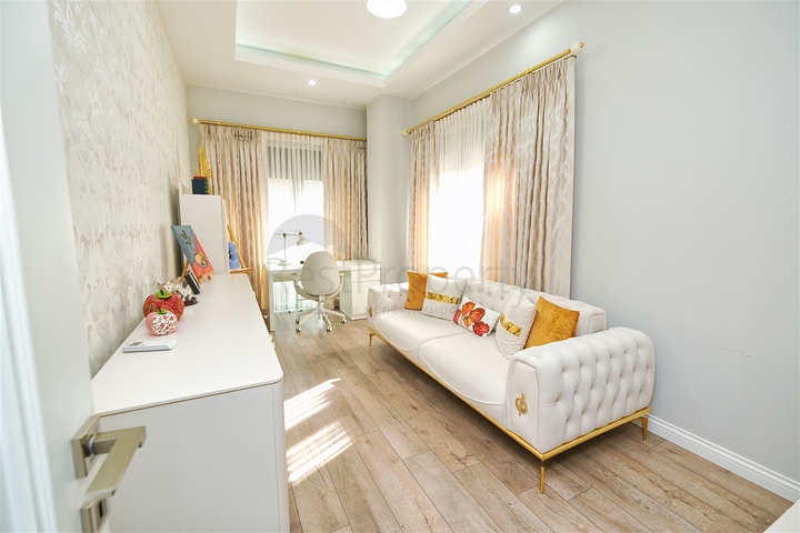 Вилла планировки 5+1 в микрорайоне Моллаюсуф - Анталия 