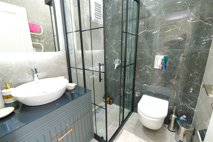 Вилла планировки 5+1 в микрорайоне Моллаюсуф - Анталия 