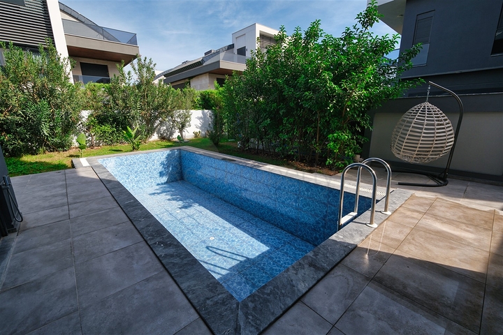 Вилла планировки 5+1 в микрорайоне Моллаюсуф - Анталия 