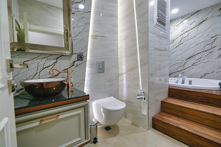 Вилла планировки 5+1 в микрорайоне Моллаюсуф - Анталия 