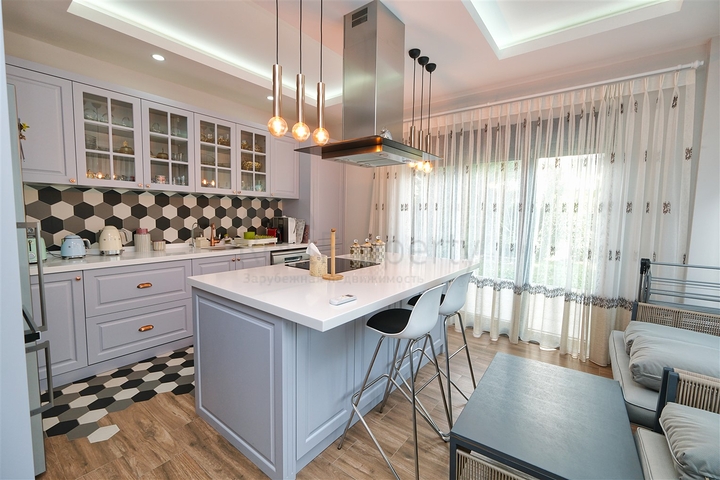 Вилла планировки 5+1 в микрорайоне Моллаюсуф - Анталия 