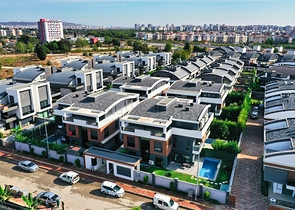 Вилла планировки 5+1 в микрорайоне Моллаюсуф - Анталия 