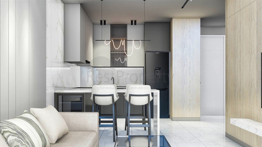 Квартира планировки 1+1 в микрорайоне Алтынташ - Анталия 