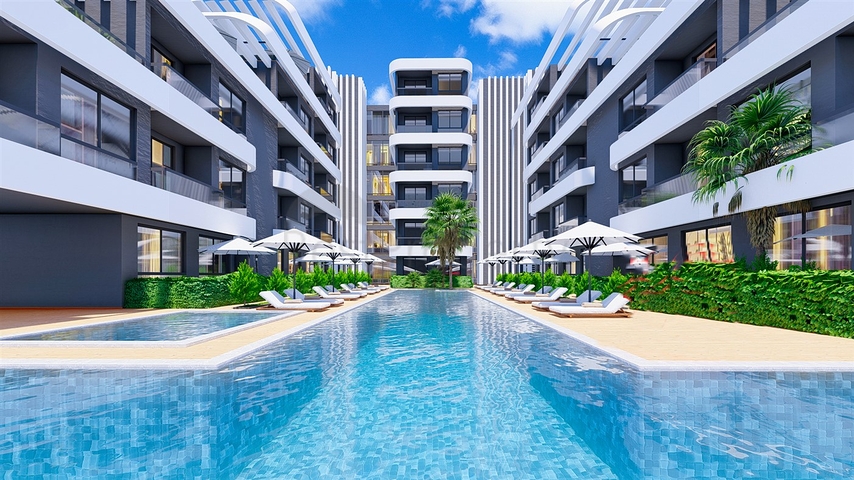 Квартира планировки 1+1 в микрорайоне Алтынташ - Анталия 