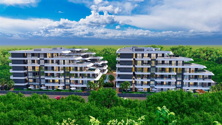 Квартира планировки 1+1 в микрорайоне Алтынташ - Анталия 