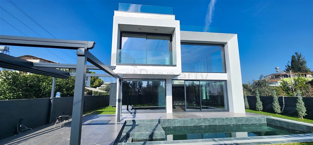 Вилла планировки 5+2 в микрорайоне Эрменек - Анталия 