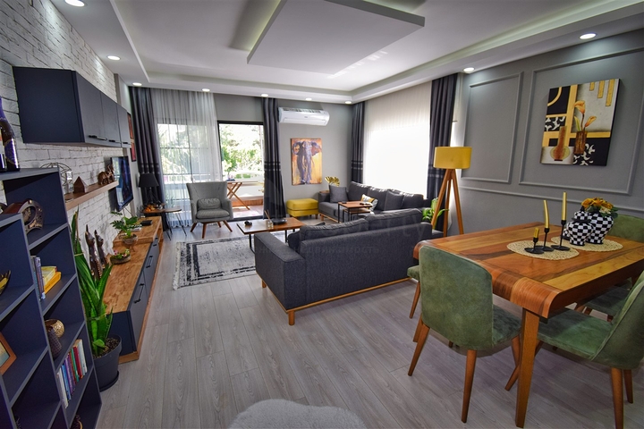 Квартира планировки 3+1 в микрорайоне Алтынкум - Анталия 