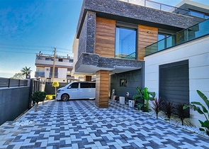 Вилла планировки 5+1 в микрорайоне Гюзельоба - Анталия 