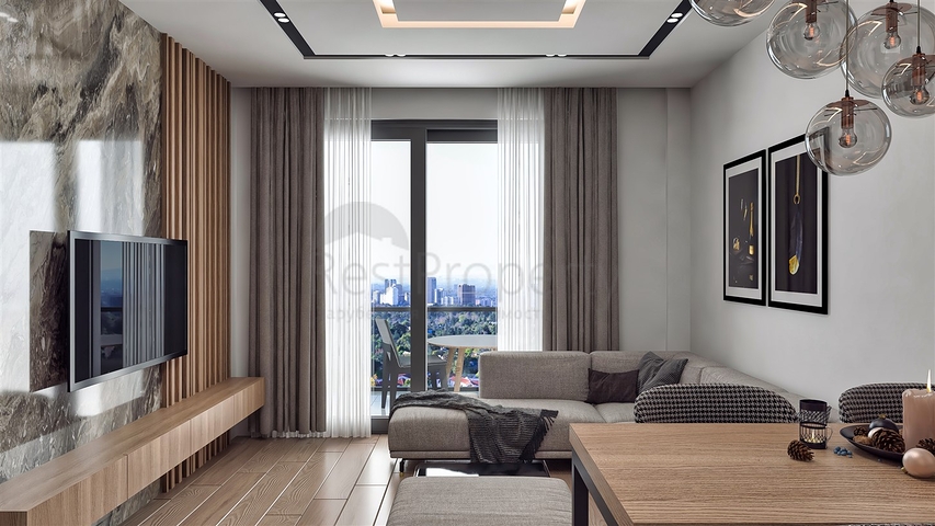 Квартира планировки 1+1 в районе Алтынташ - Анталия 