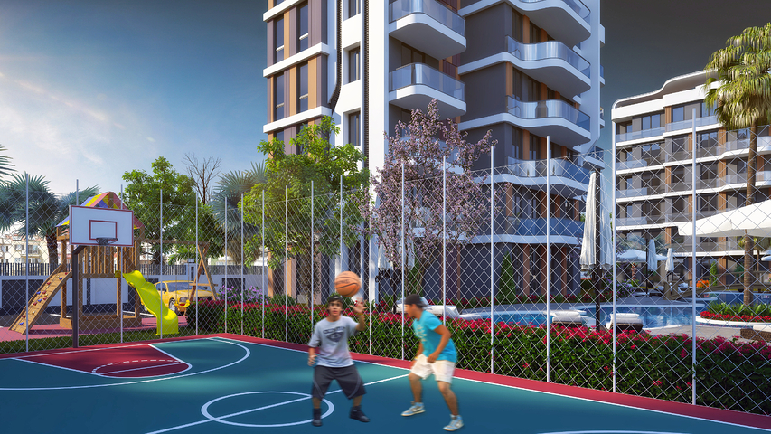 Квартира планировки 1+1 в районе Алтынташ - Анталия 