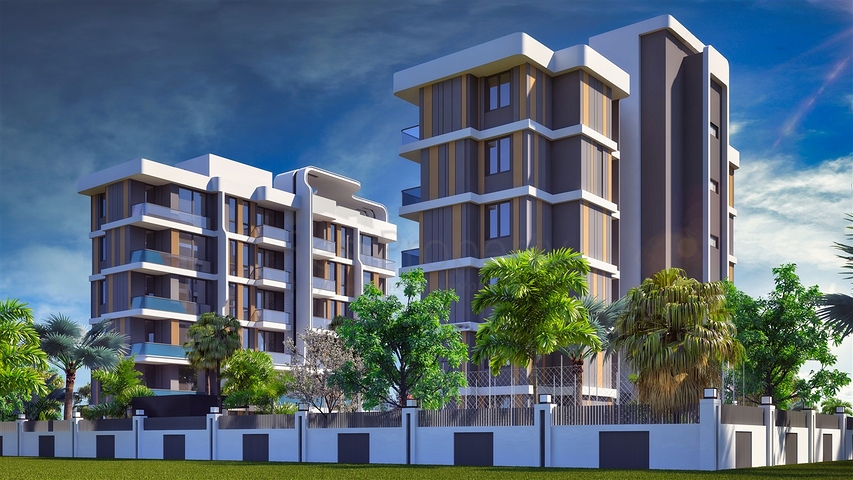 Квартира планировки 1+1 в районе Алтынташ - Анталия 