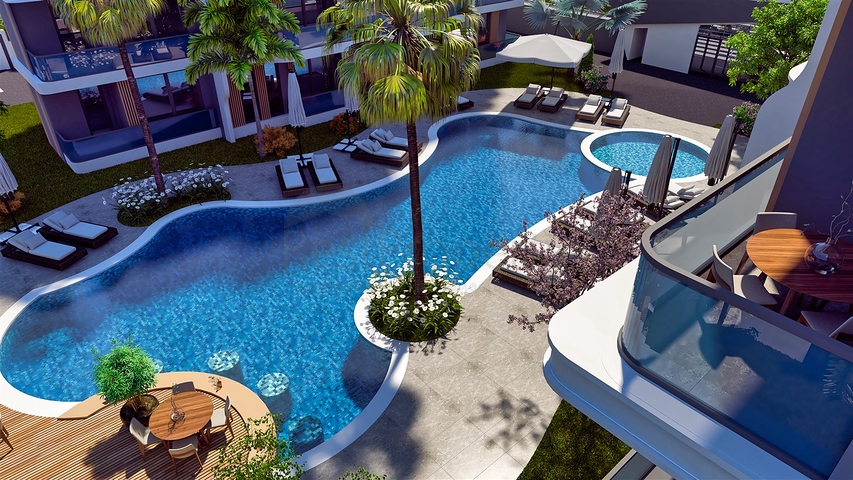 Квартира планировки 1+1 в районе Алтынташ - Анталия 