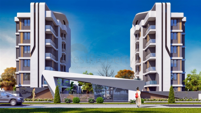 Квартира планировки 1+1 в районе Алтынташ - Анталия 