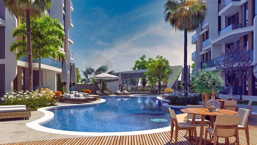 Квартира планировки 1+1 в районе Алтынташ - Анталия 