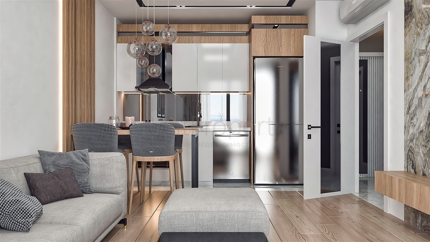 Квартира планировки 1+1 в районе Алтынташ - Анталия 