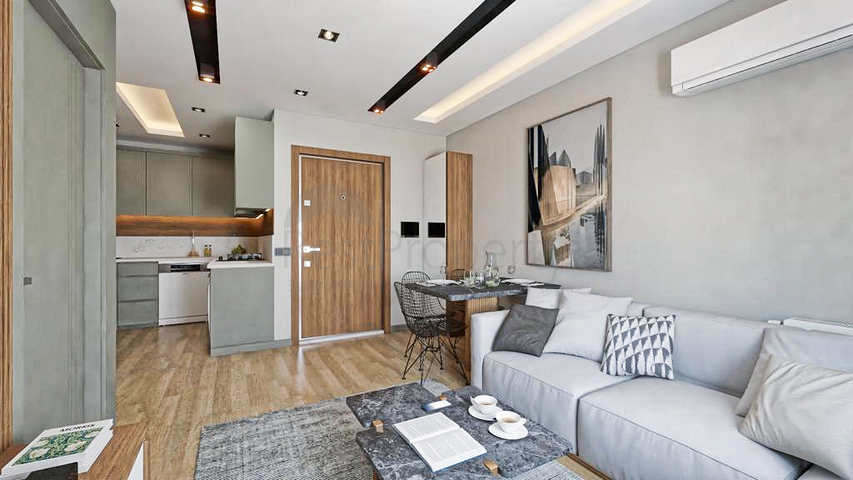 Квартира планировки 1+1 в микрорайоне Седир - Анталия 