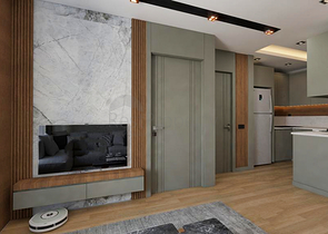 Квартира планировки 1+1 в микрорайоне Седир - Анталия 