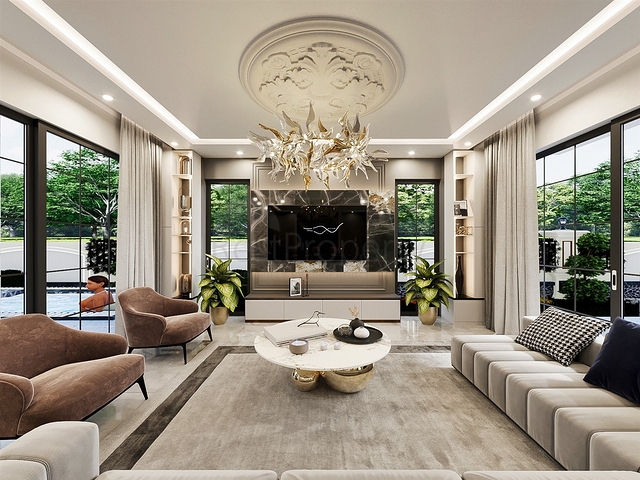 Вилла планировки 5+1 в районе Дошемеалты - Анталия 