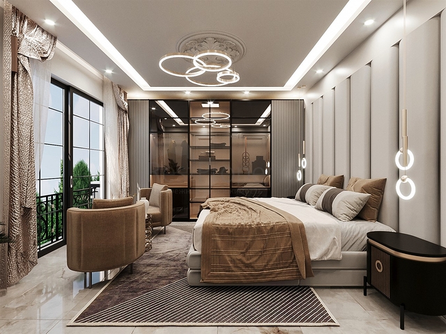 Вилла планировки 5+1 в районе Дошемеалты - Анталия 