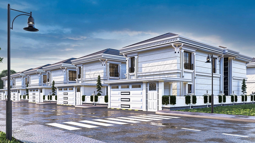 Вилла планировки 5+1 в районе Дошемеалты - Анталия 