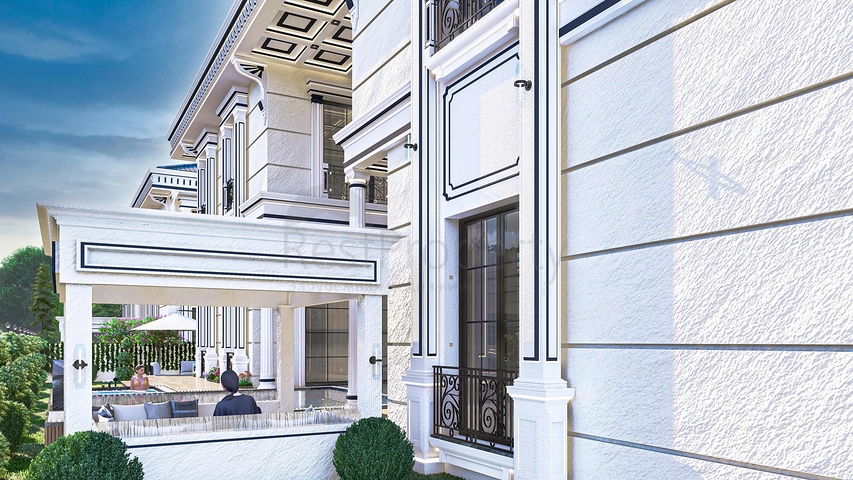 Вилла планировки 5+1 в районе Дошемеалты - Анталия 