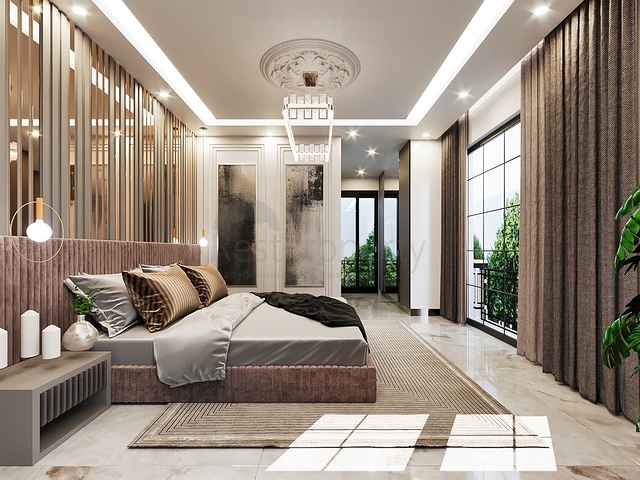 Вилла планировки 5+1 в районе Дошемеалты - Анталия 