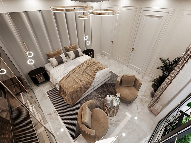 Вилла планировки 5+1 в районе Дошемеалты - Анталия 