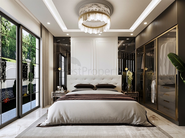 Вилла планировки 5+1 в районе Дошемеалты - Анталия 