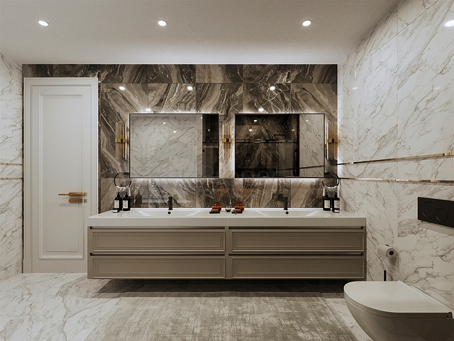 Вилла планировки 5+1 в районе Дошемеалты - Анталия 