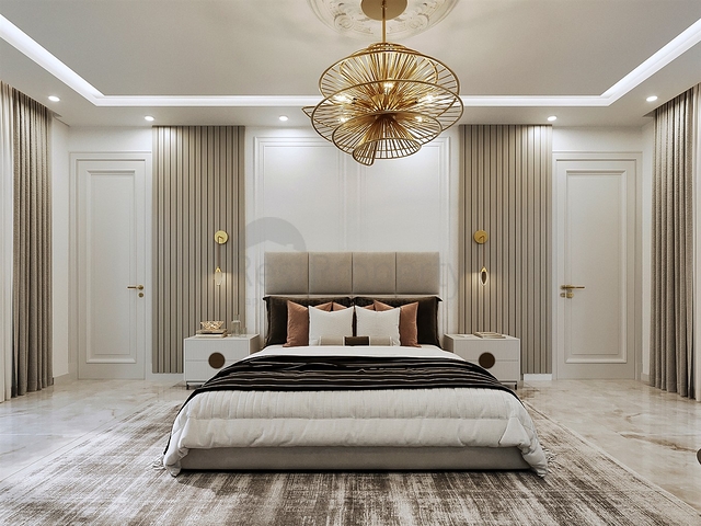 Вилла планировки 5+1 в районе Дошемеалты - Анталия 